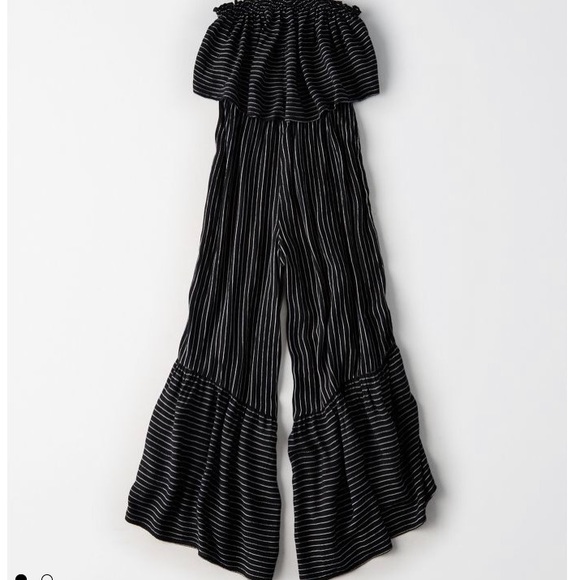 ae striped jumpsuit